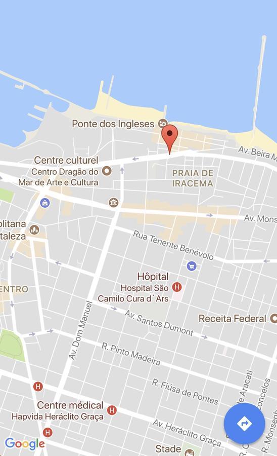 Apartamento Praia De Iracema Vista Para O Mar 18 Andar Fortaleza  Esterno foto